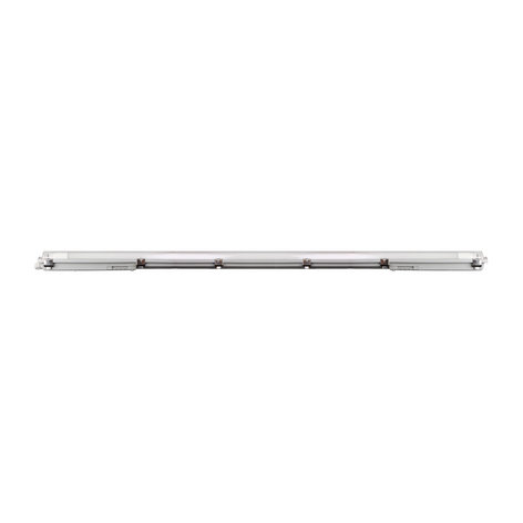 LED-Feuchtraumleuchte Aqua-Promo 2/120, 127,2cm