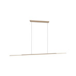 Surface LED-Hängelampe, bronze 160 cm, Alu, 3.000 K - PURE