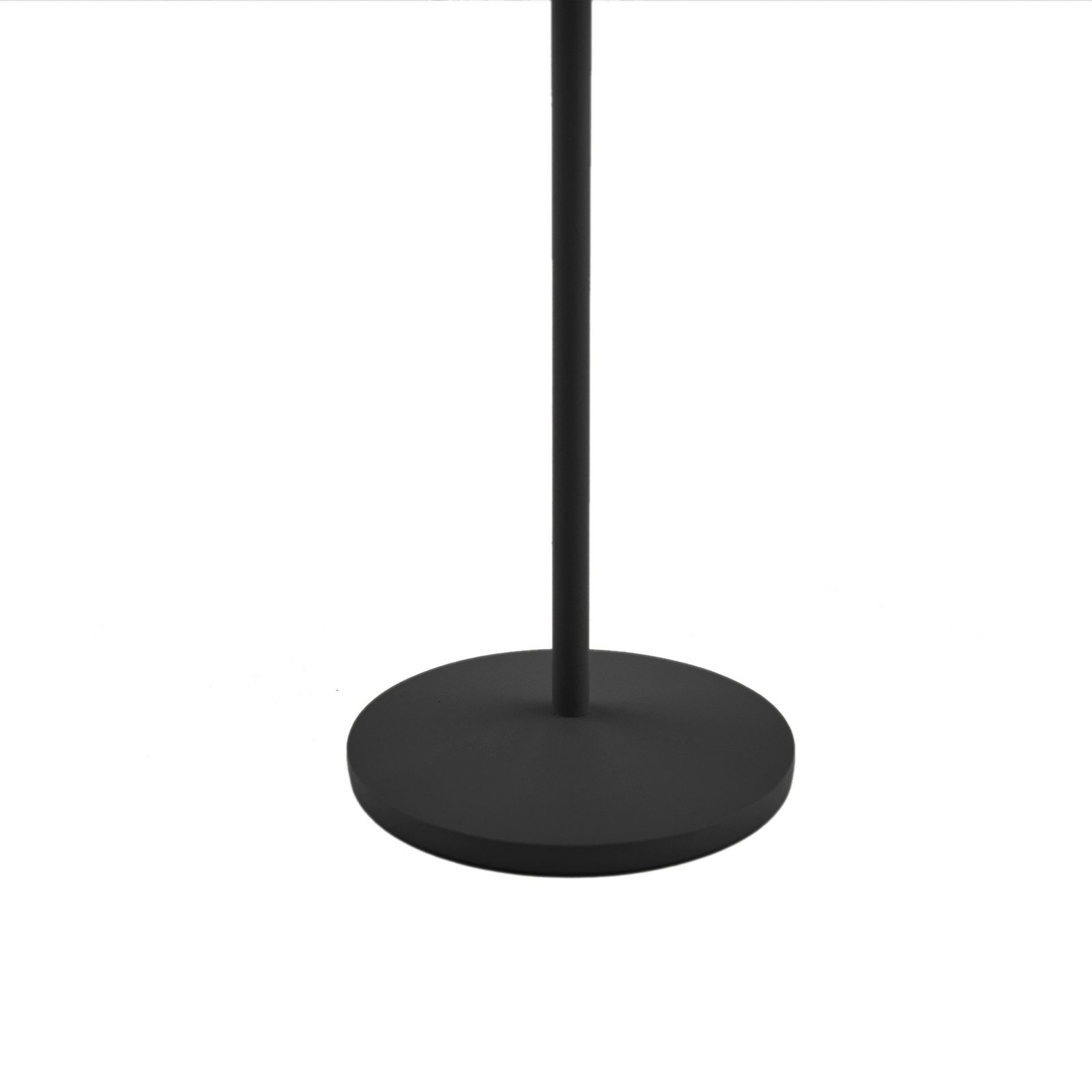 Lindby LED table lamp Arietty, black, aluminium, 27cm, IP54