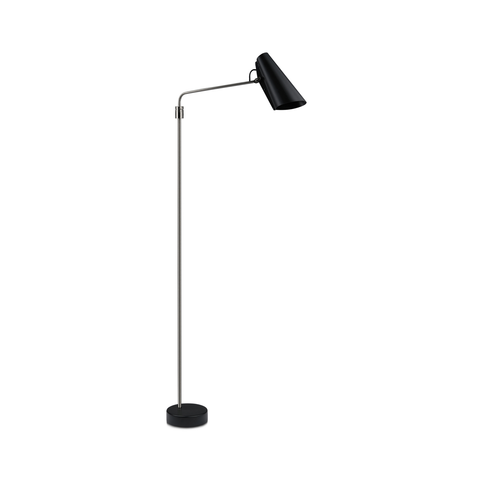 Northern Birdy Swing vloerlamp zwart/staal