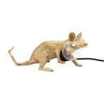 SELETTI Mouse Lamp LED decoratieve lamp USB horizontaal goud