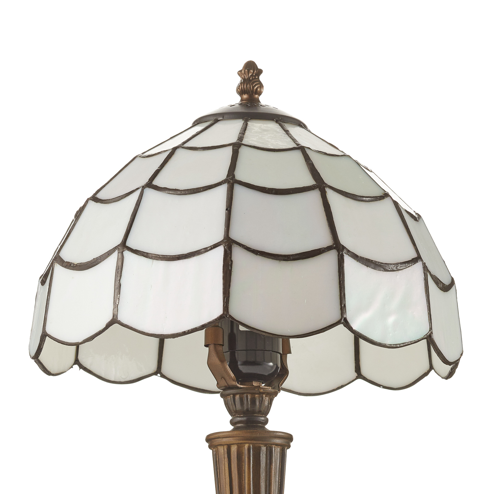 Lampa stołowa Wiebke w stylu Tiffany