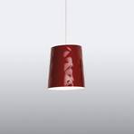 Kundalini New York závesná lampa, Ø 33 cm, červená
