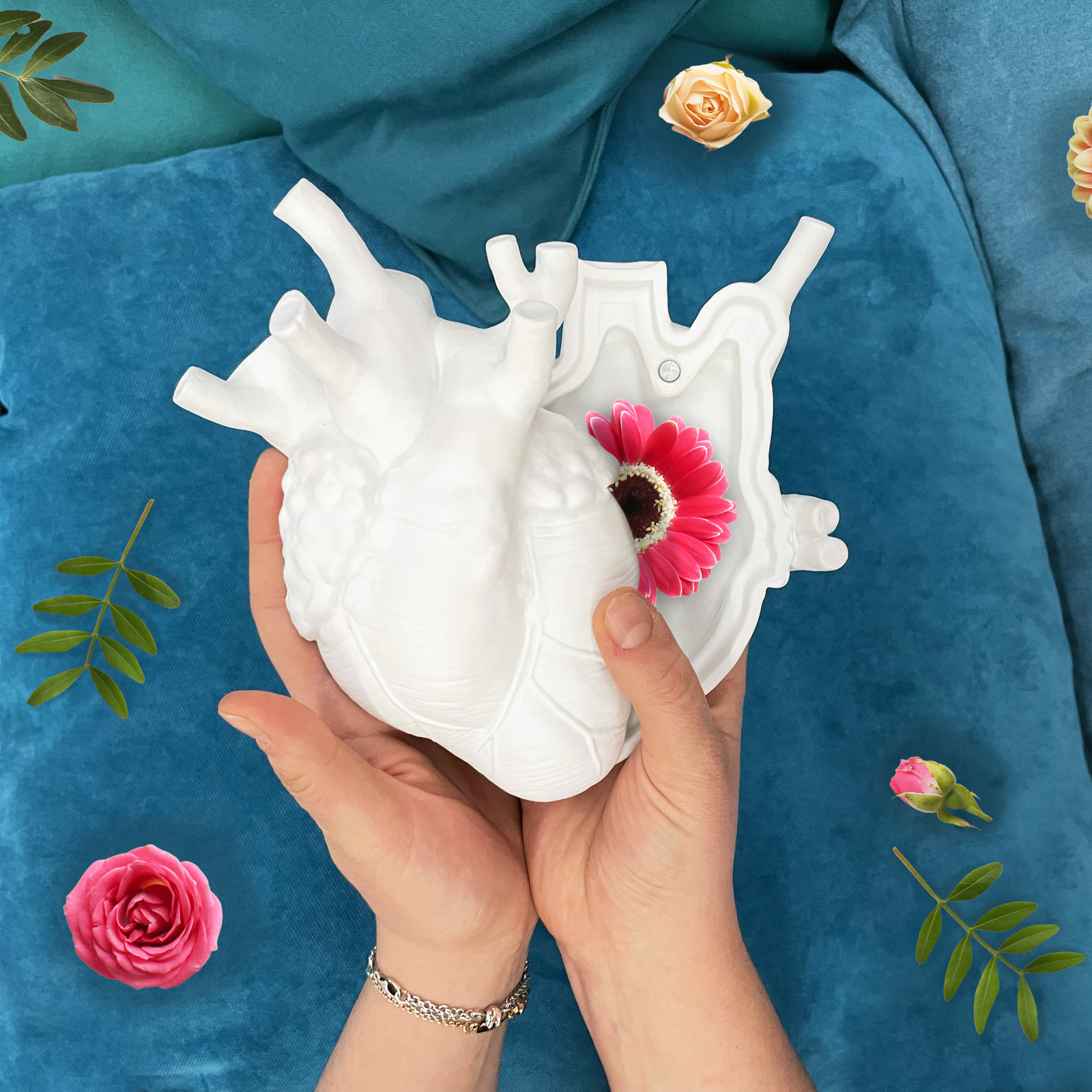 Porcelain Container With Heart "Love In A Box" - Seletti Porcelain Container With Heart "Love In A Box" - Seletti