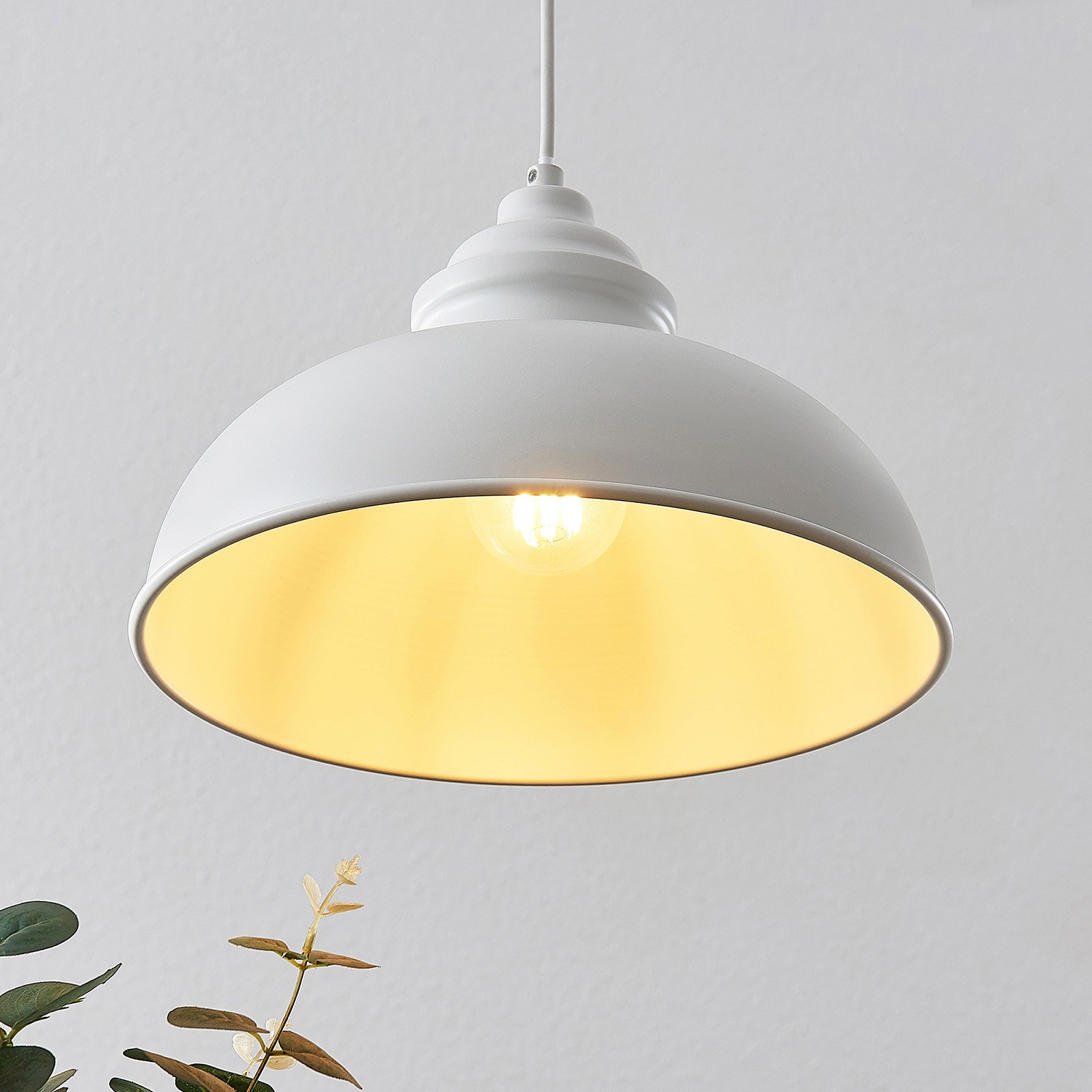 Cliona Pendant Matt White - Lindby