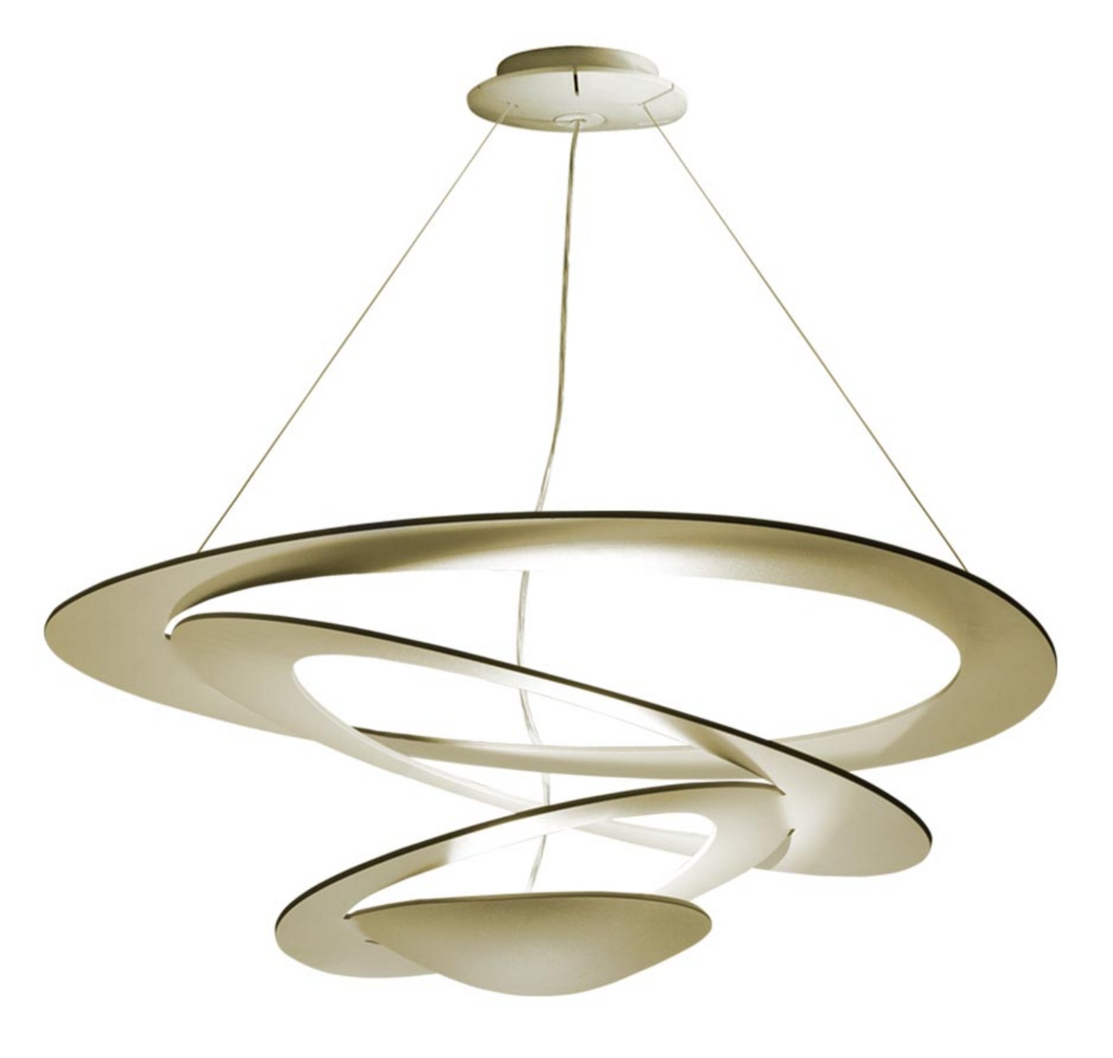 Pirce LED Lustră Pendul Gold - Artemide