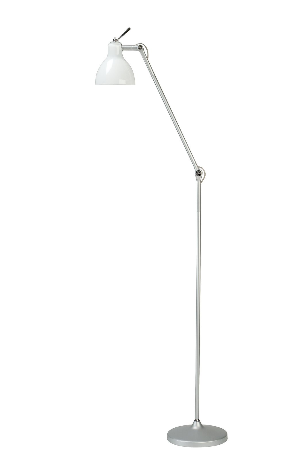 Luxy F1 Lampadar Aluminium cu Gloss White - Rotaliana