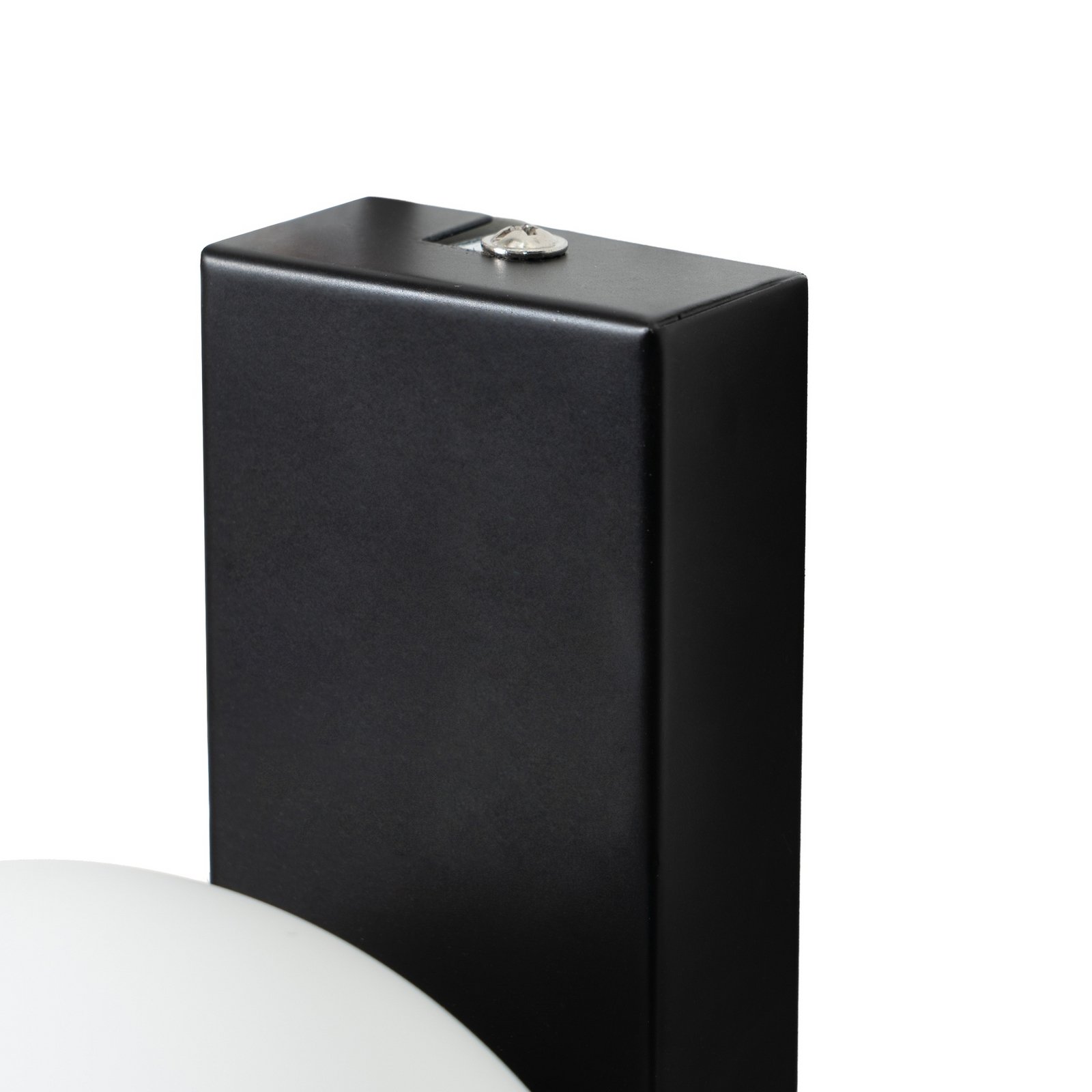 Tavrik væglampe til badeværelset, sort/hvid, glas - Lindby Tavrik væglampe til badeværelset, sort/hvid, glas - Lindby