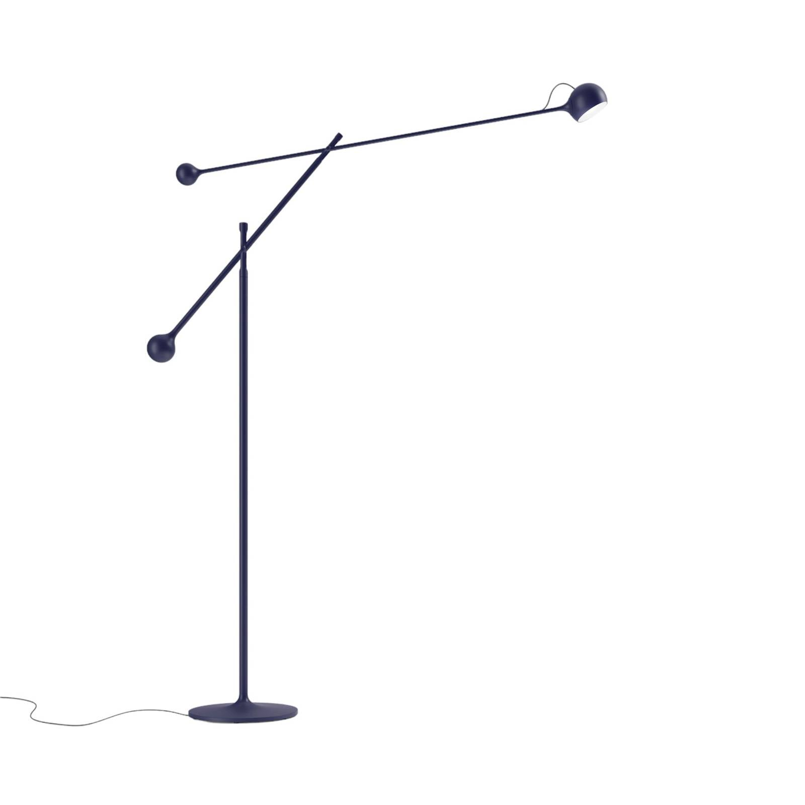 Artemide Ixa LED-Stehleuchte justierbar blau