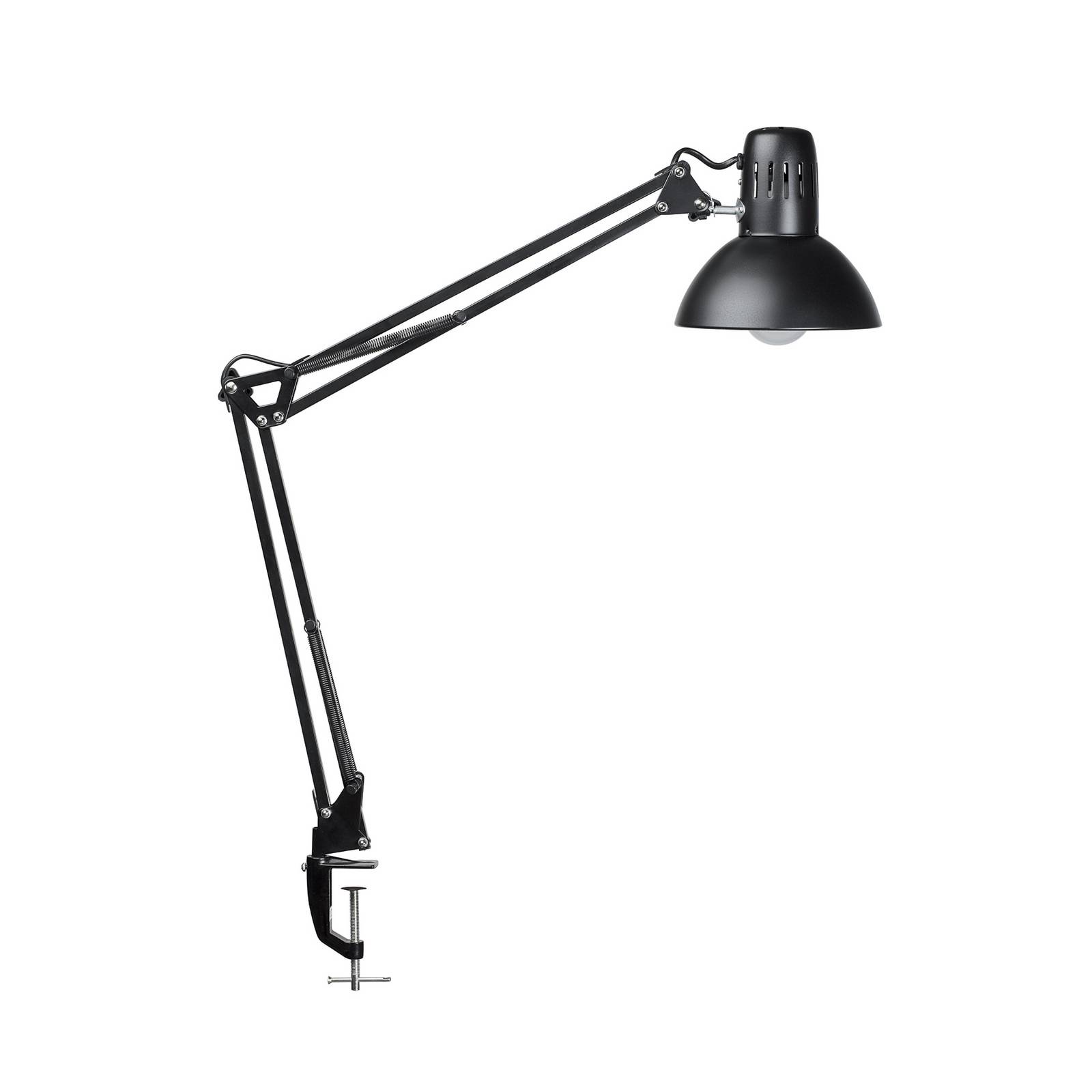 Klemmleuchte MAULstudy, schwarz, 44 cm, Metall, E27-LED