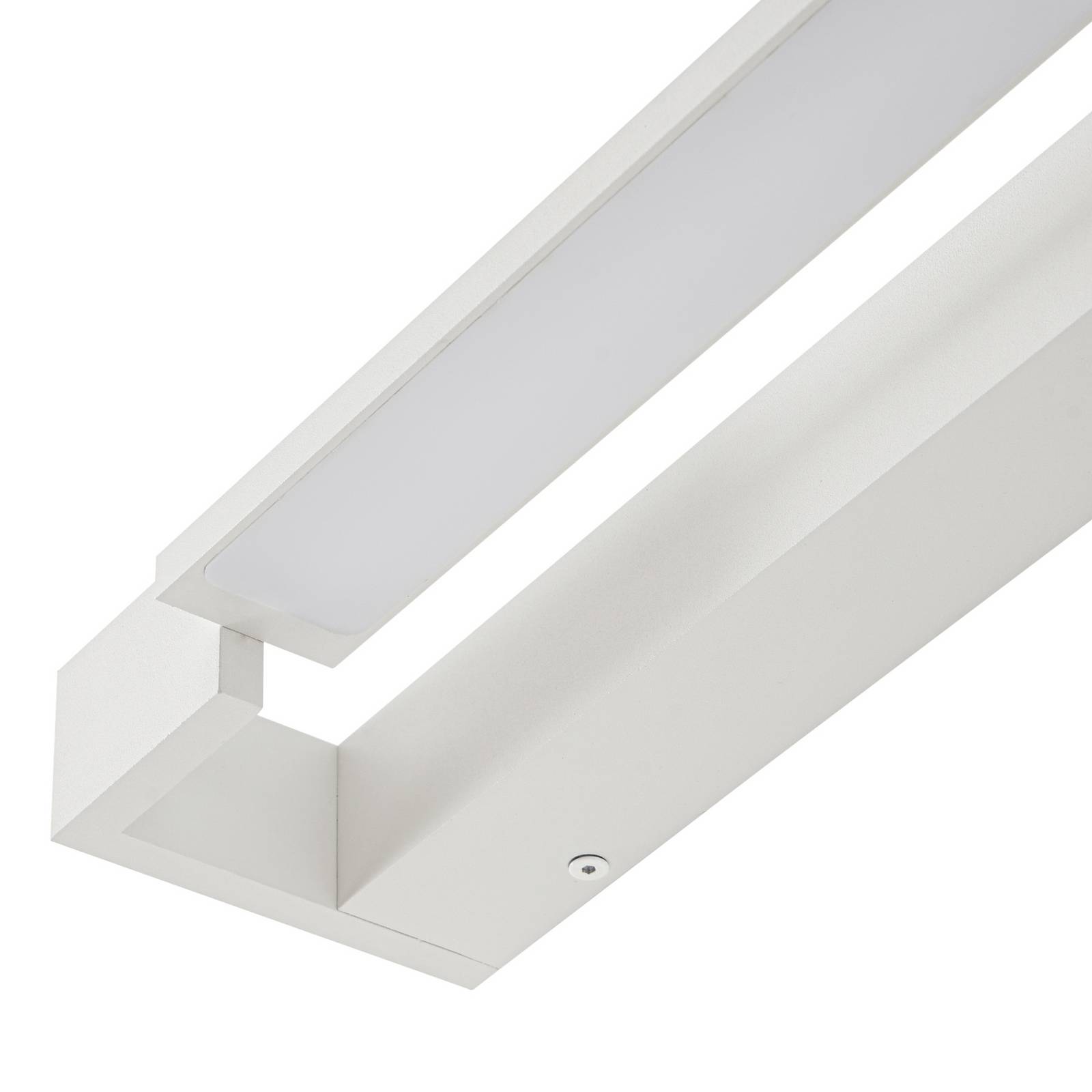 Arcchio Kinkiet LED Jora, 60 cm, biały, obrotowy, IP44