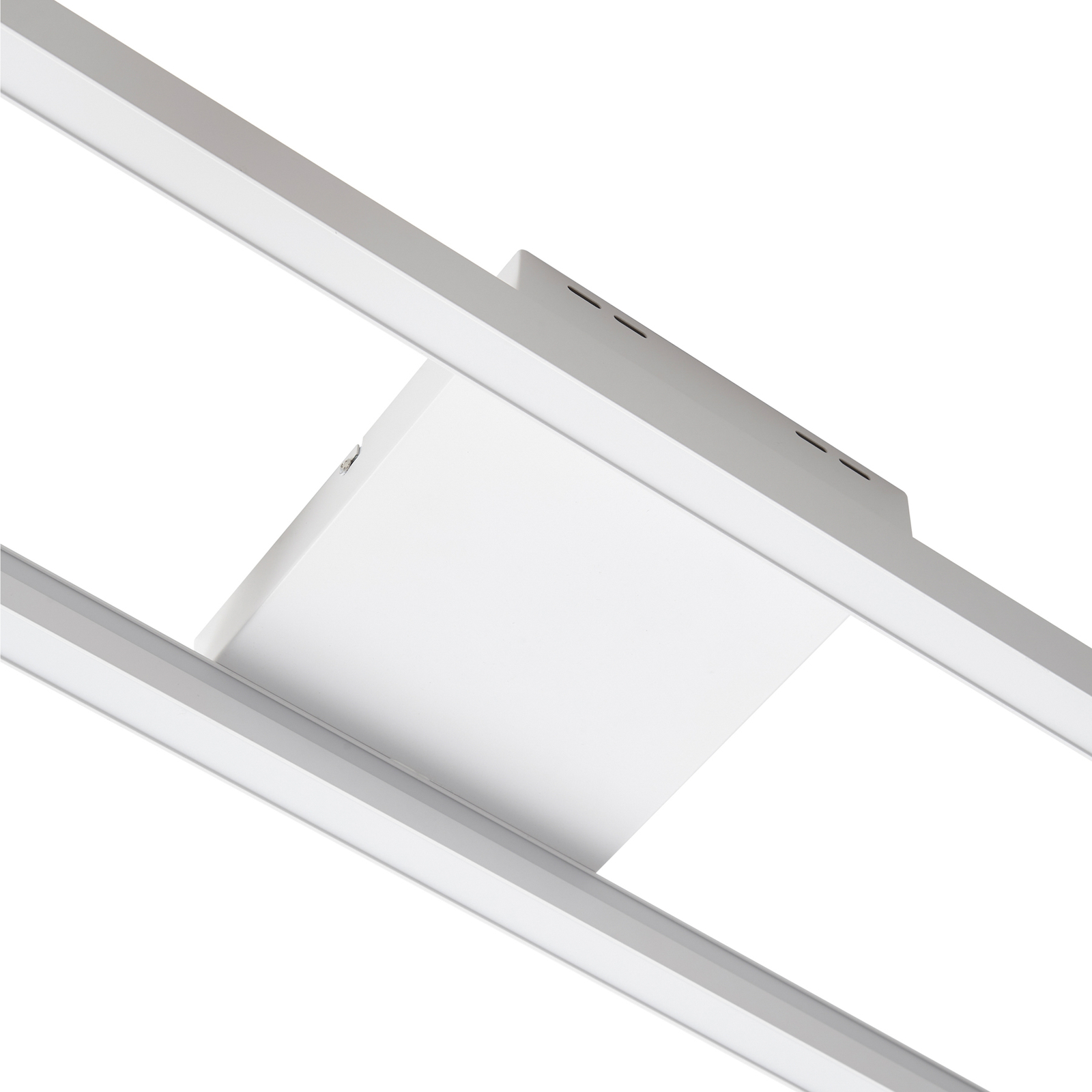 Stropní svítidlo Lucande Smart LED Tjado, bílé, 100 cm