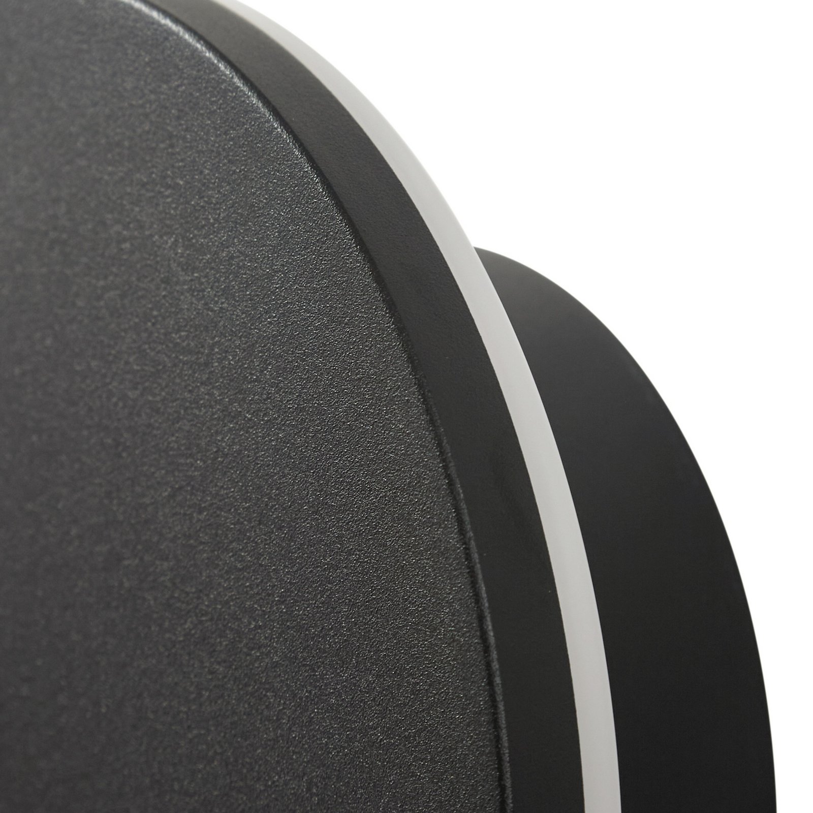 Arcchio applique da esterni LED Gravo, Ø 16 cm, nero, IP65