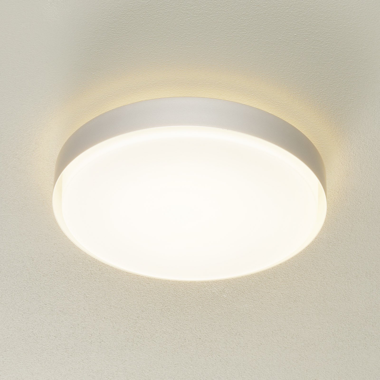 BEGA 34279 LED stropna svjetiljka, aluminij, Ø 42 cm, DALI