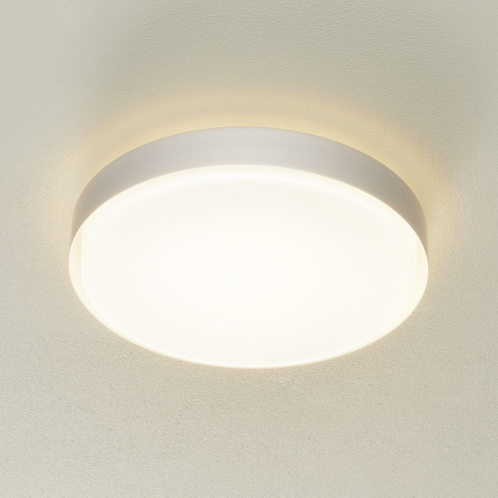 BEGA 34279 LED stropní světlo, alu, Ø 42 cm, DALI