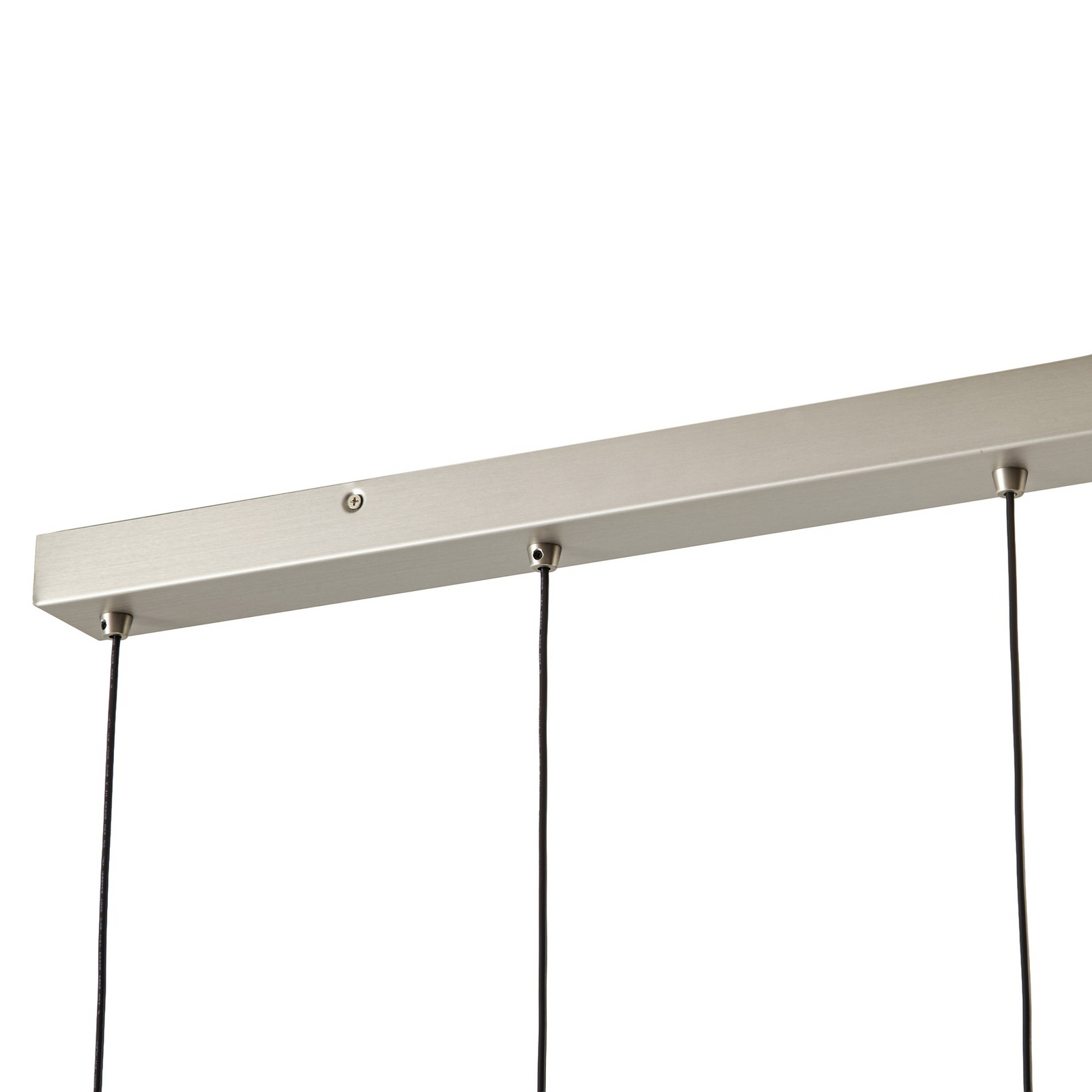 Lampă suspendată LED Lucande Rhodes, cu 4 becuri, nichel, 82 cm Lampă suspendată LED Lucande Rhodes, cu 4 becuri, nichel, 82 cm
