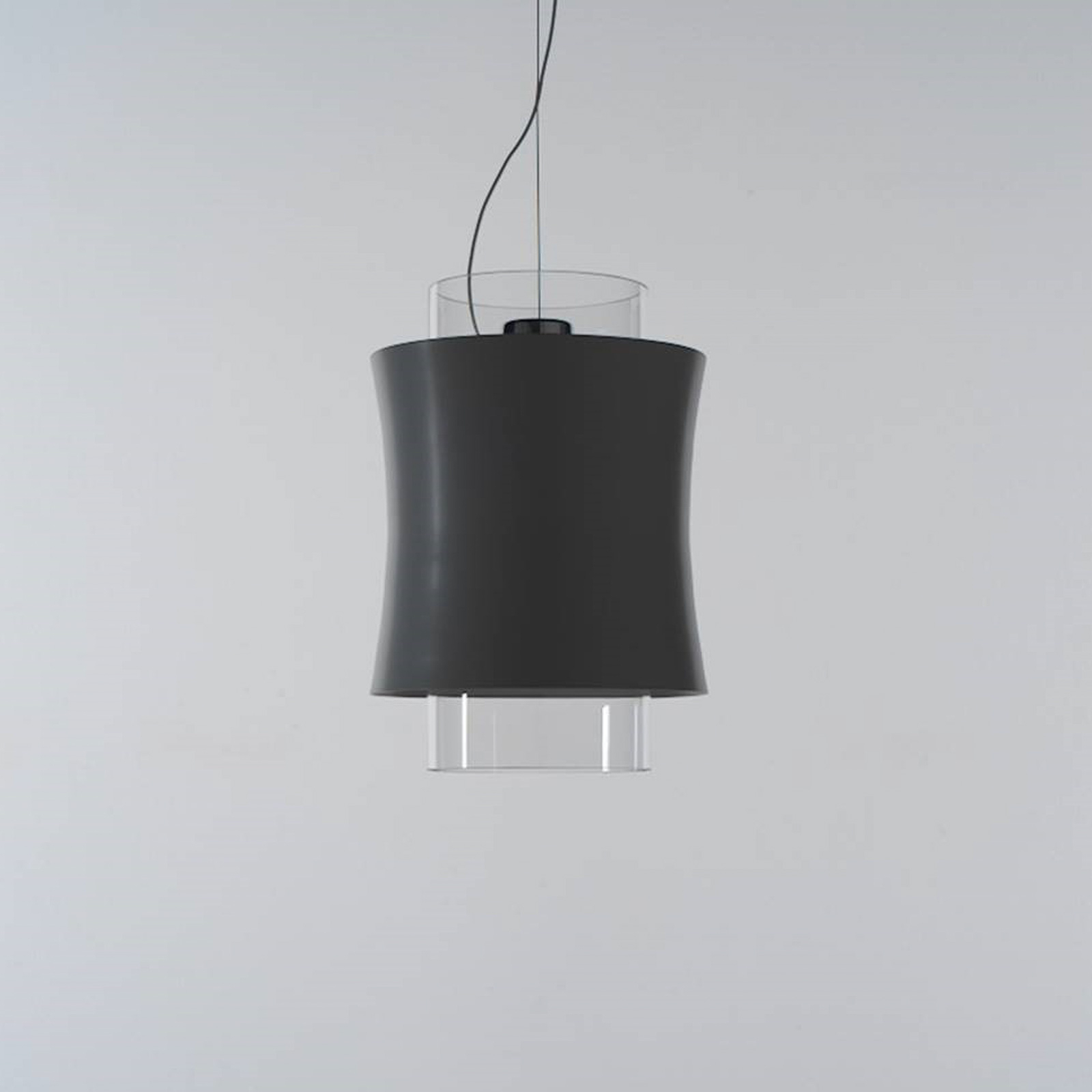 Prandina Fez S1 lampă suspendată negru