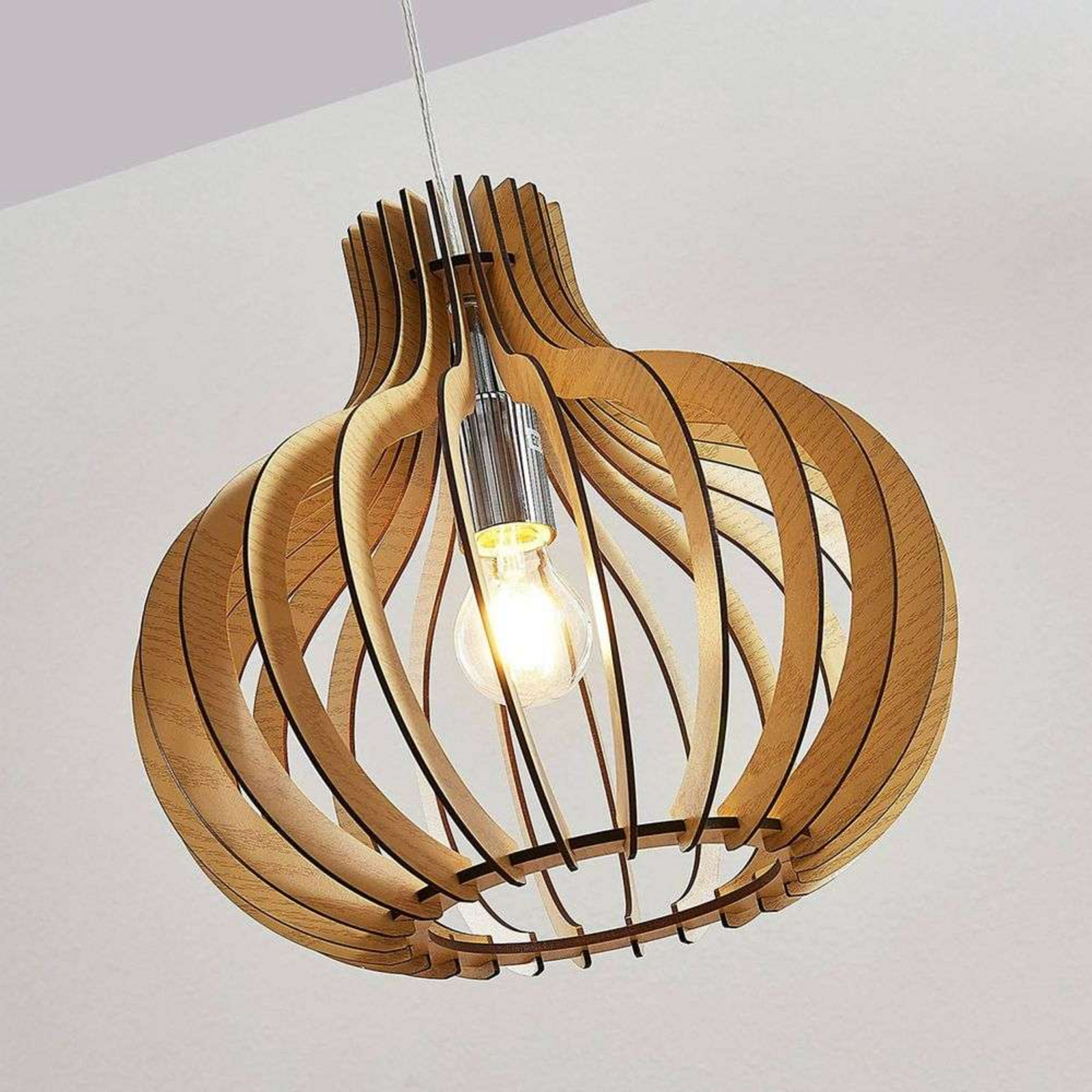 Sina Candeeiro Suspenso Light Wood - Lindby