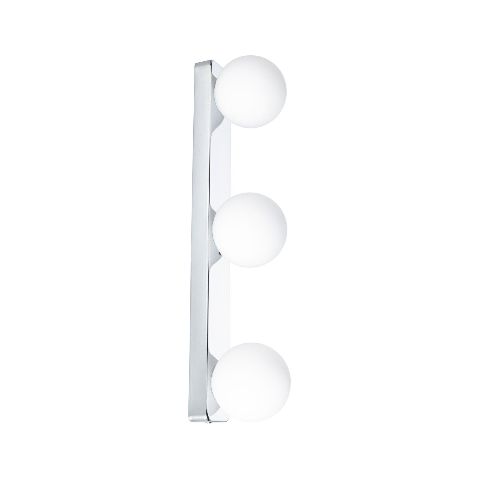 Gove 3 Wandlamp IP44 Dim. Chroom/Satin - Paulmann