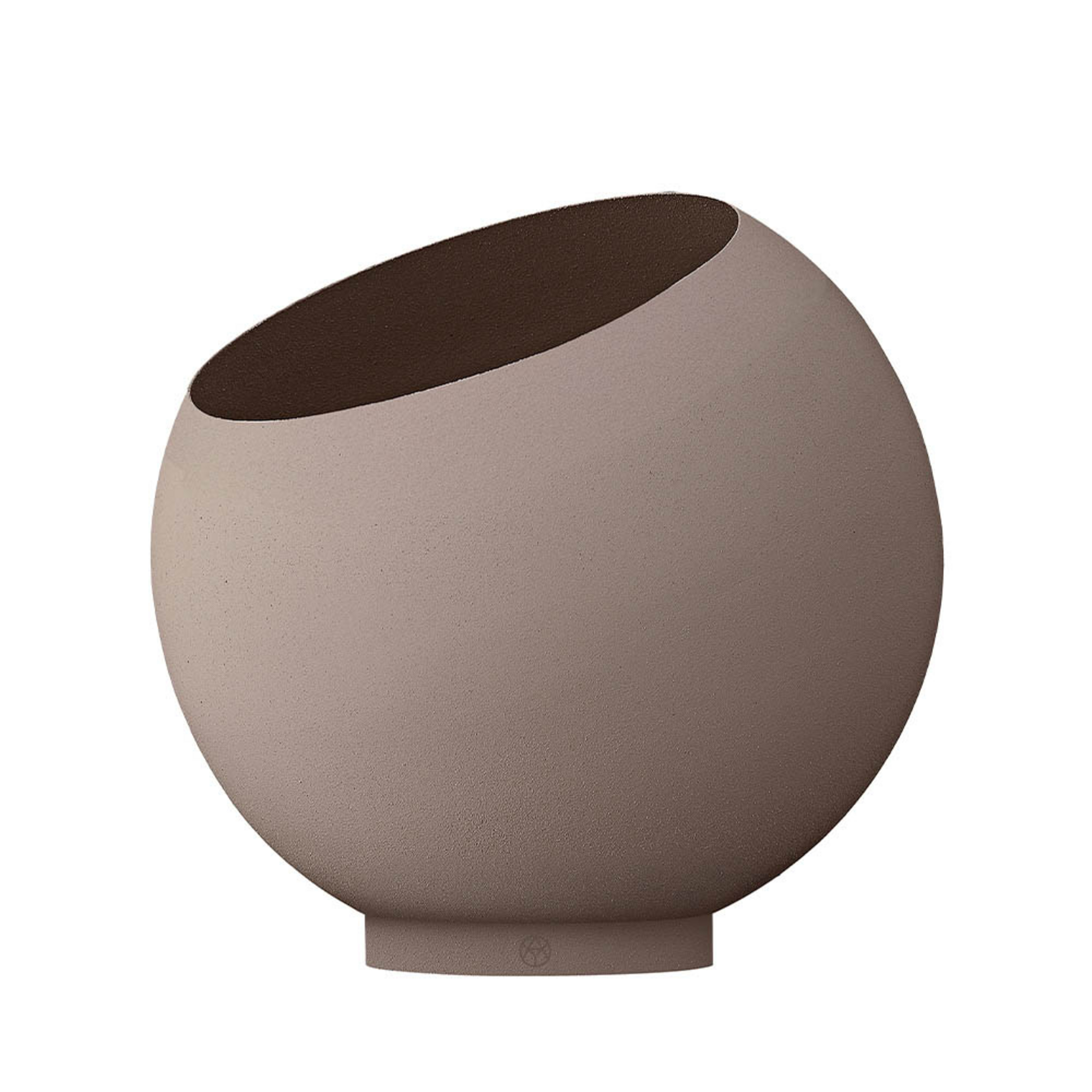Globe Pflanzentopf Ø43xH37,4 Taupe - AYTM