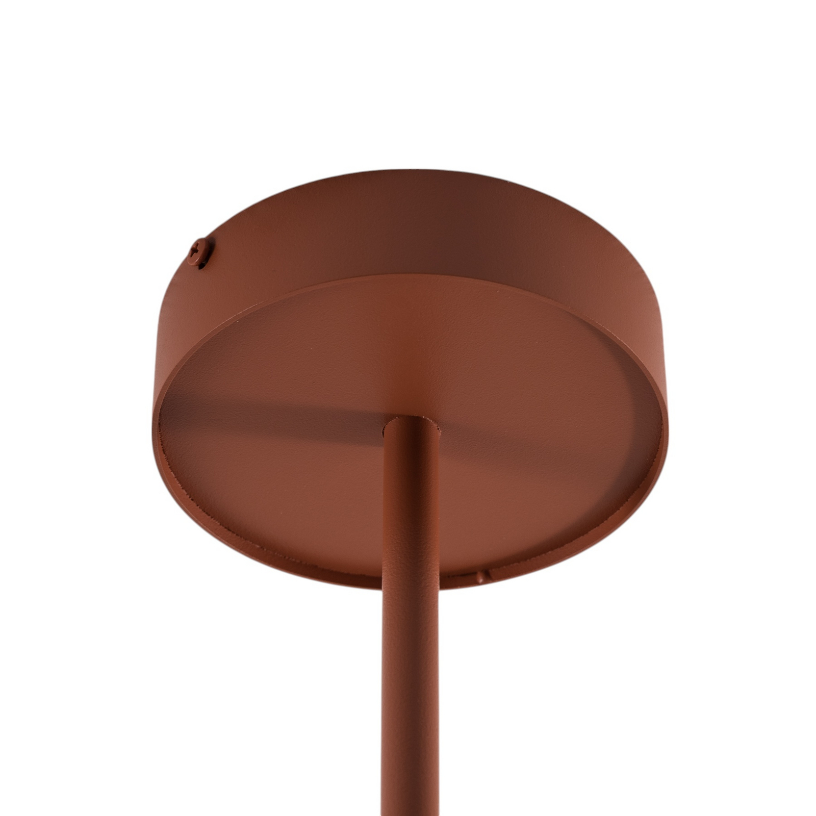 Takspotlight Leda 2, tegelröd, 2 lampor, höjd 55 cm