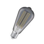 OSRAM LED Vintage 1906 Edison, grå, E27, 11 W, 818, dimbar