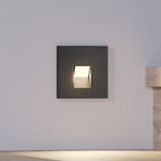 Φωτιστικό εσοχής LED Arcchio Vexi, 7,5 cm x 7,5 cm, μαύρο, CCT