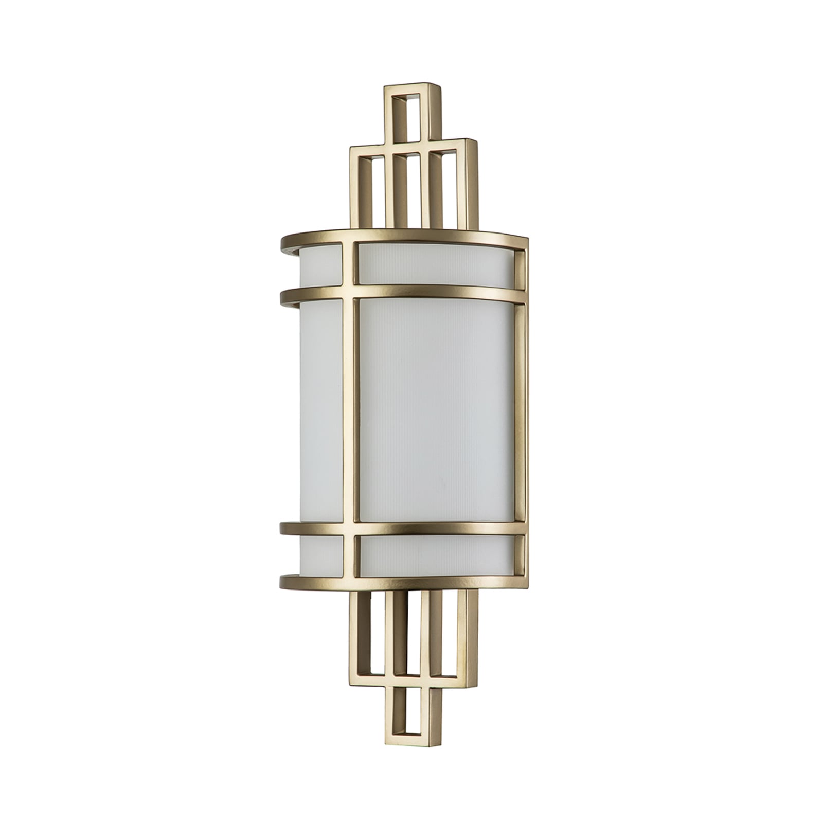 Fusion 1 væglampe, messingfarvet, 39 cm – FEISS