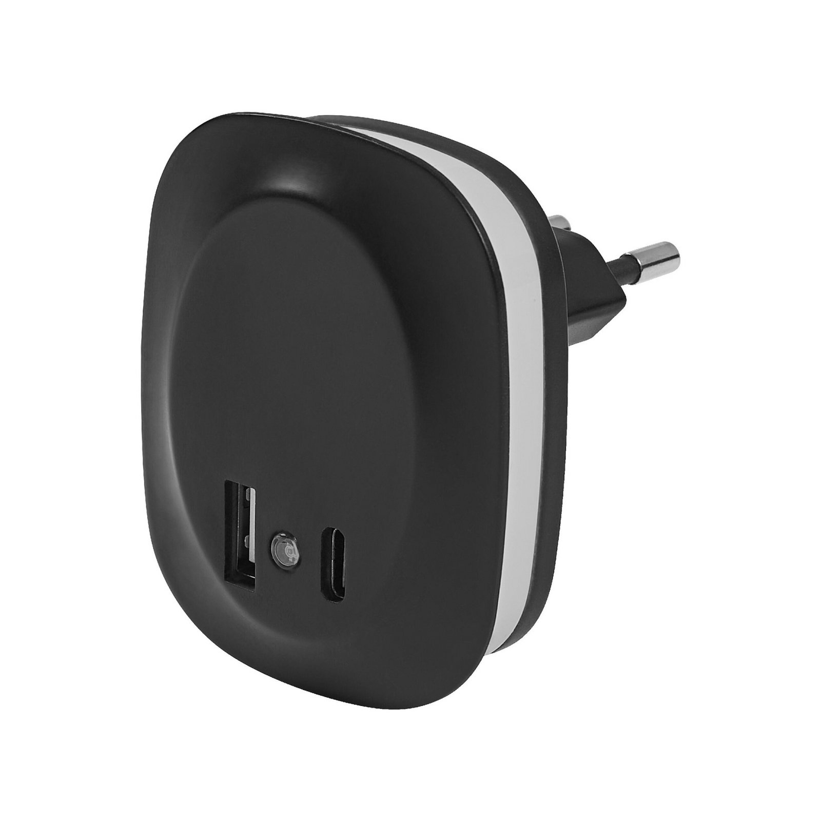 OSRAM LED-Steckdosen-Nachtlicht LUNETTA EDGE, schwarz Sensor