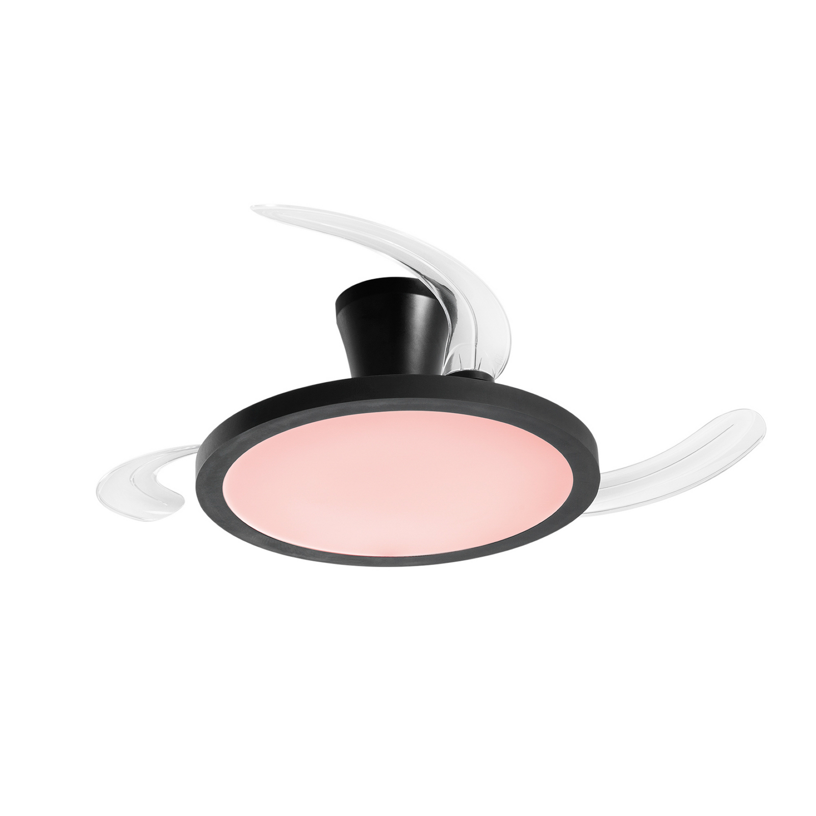 Condor-LED-kattotuuletin, musta, halkaisija 106 cm, CCT RGB, hiljainen