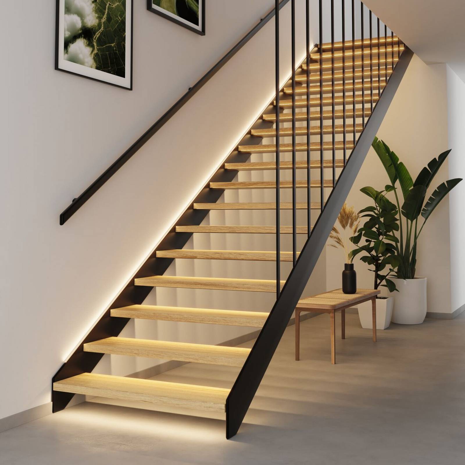 Paulmann LED-stripe-forlengelse MaxLED Stair, 1 m, 2 700 K