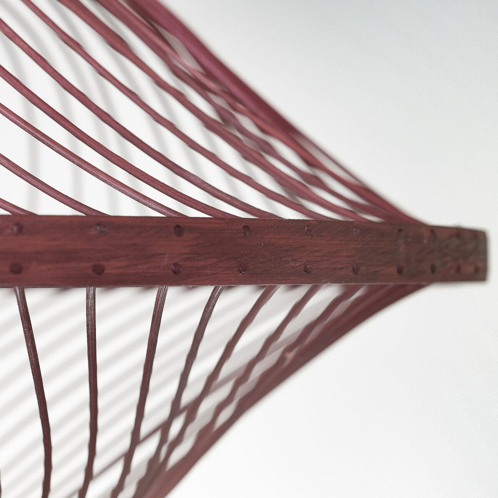 GOOD & MOJO Suspension Maui, rouge, Ø 70 cm, bambou, E27