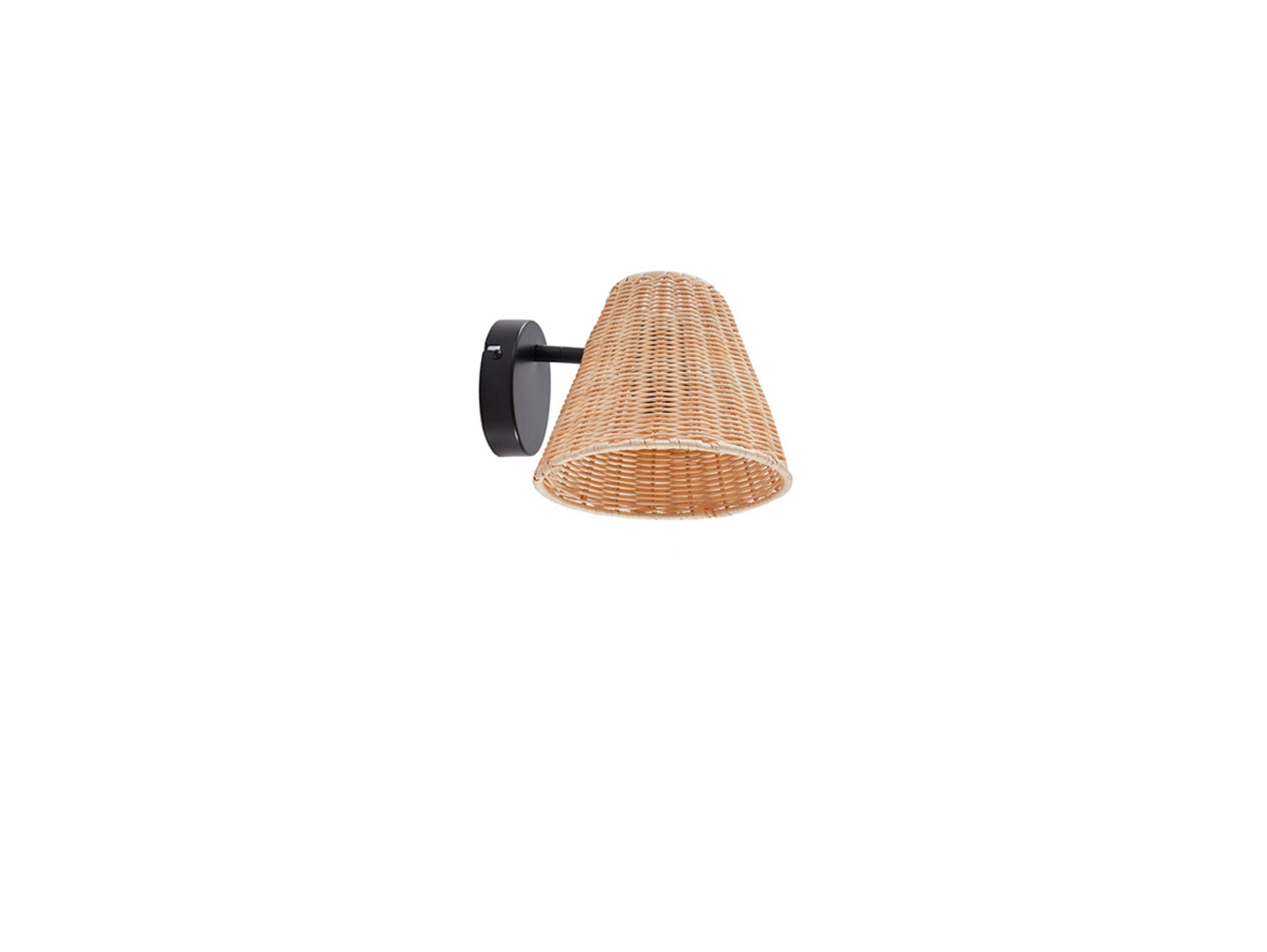 Zyralia Lampa Ścienna Wood/Black - Lindby