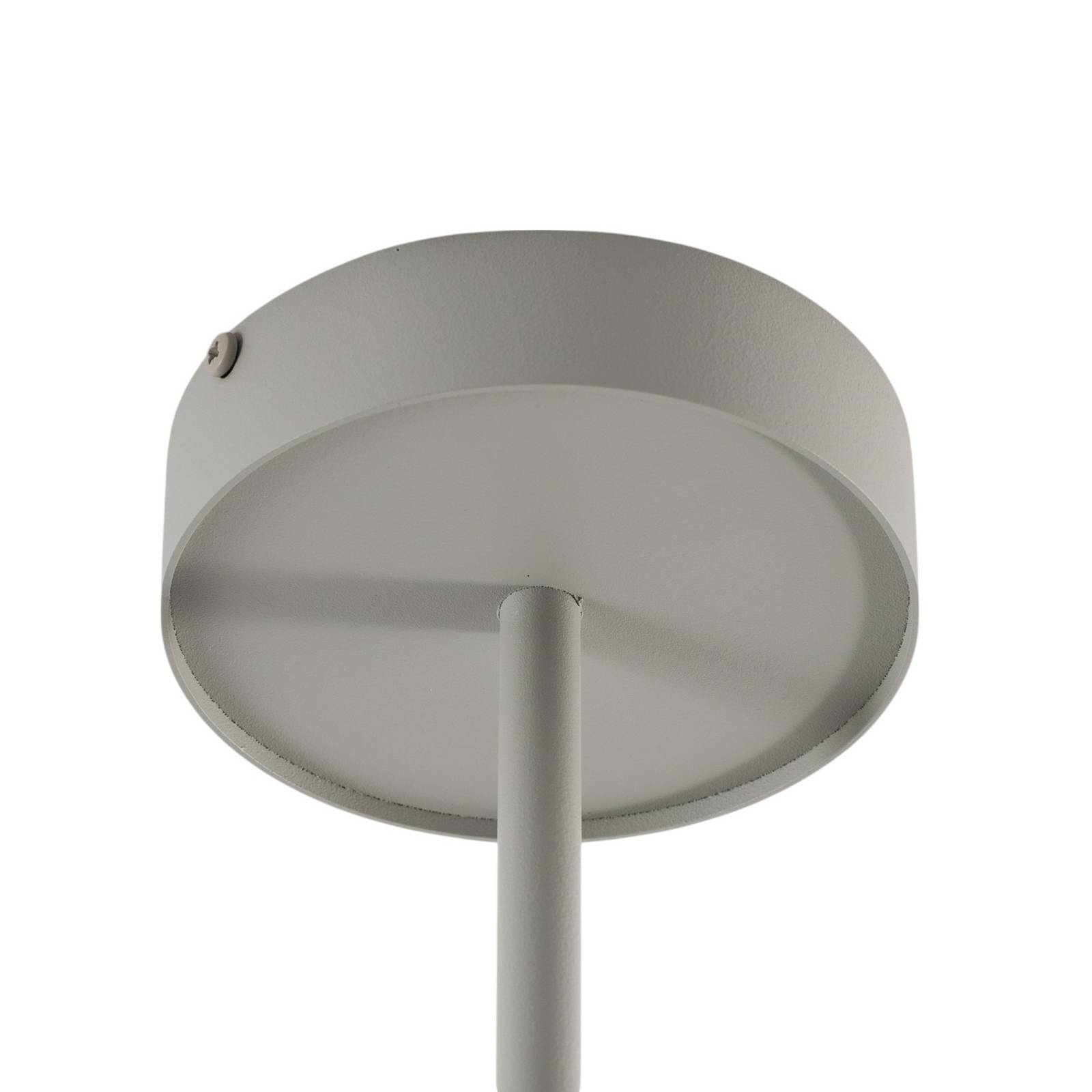 Reflektor sufitowy Leda 3, taupe, 3-punktowa, stal, GU10, wysokość 76 cm