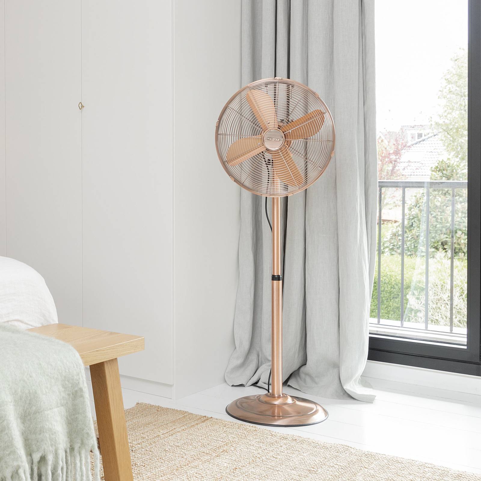 Tristar Ventilateur sur pied VE5971 en cuivre