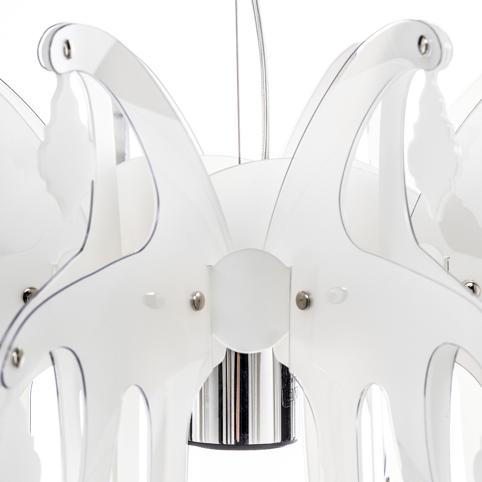 Slamp Ginetta - designer-hængelampe, hvid