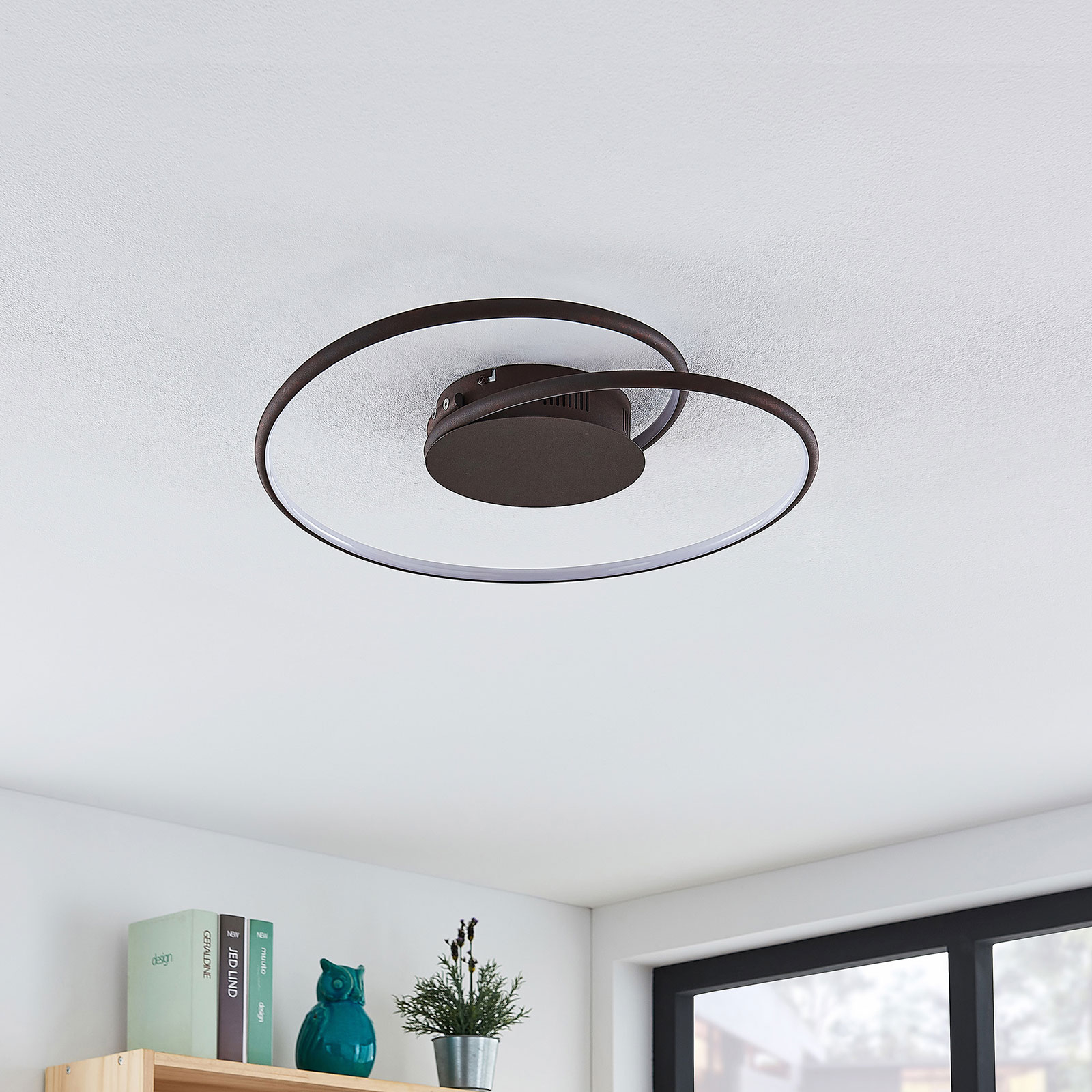 Joline LED Candeeiro de Tecto Ø45 Rust - Lindby
