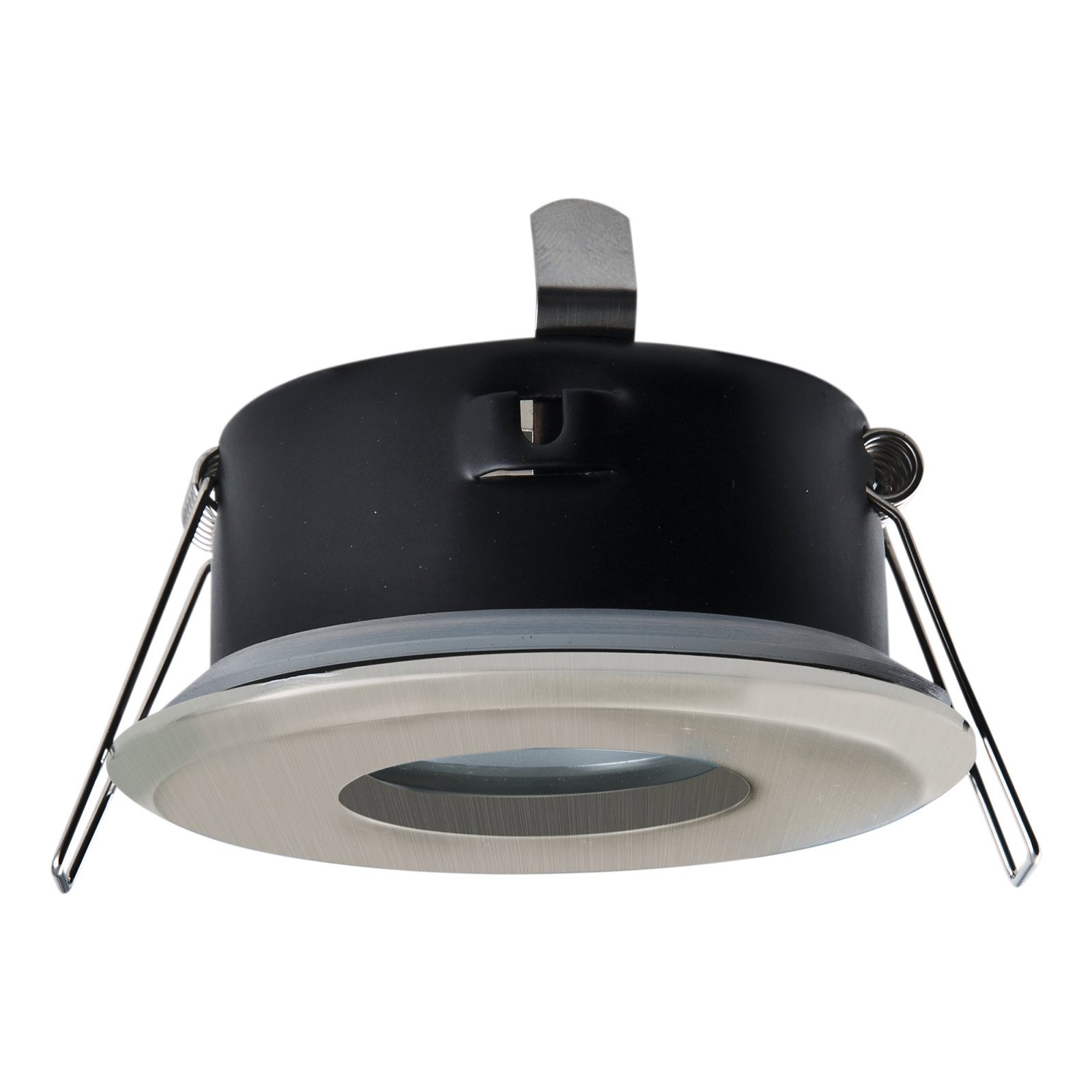 DL7001 high-voltage downlight, brushed iron