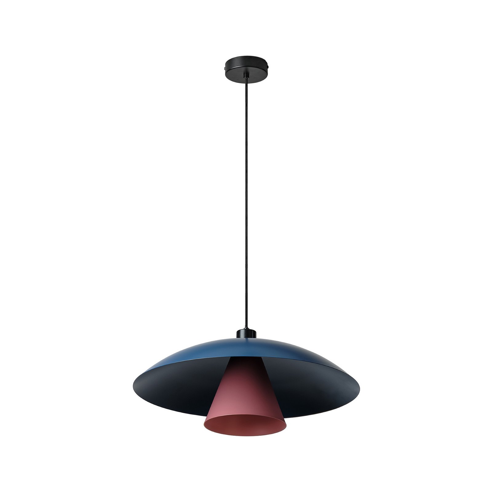 OSRAM hengelampe Decor Flying Mushroom blå/rosa, stål, E27