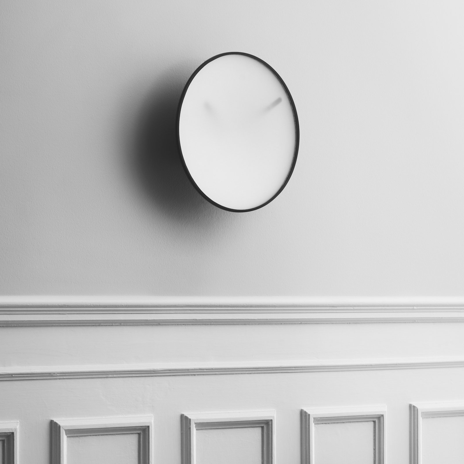 Relógio de parede Momentt, branco, Ø 30 cm, aço - GEJST