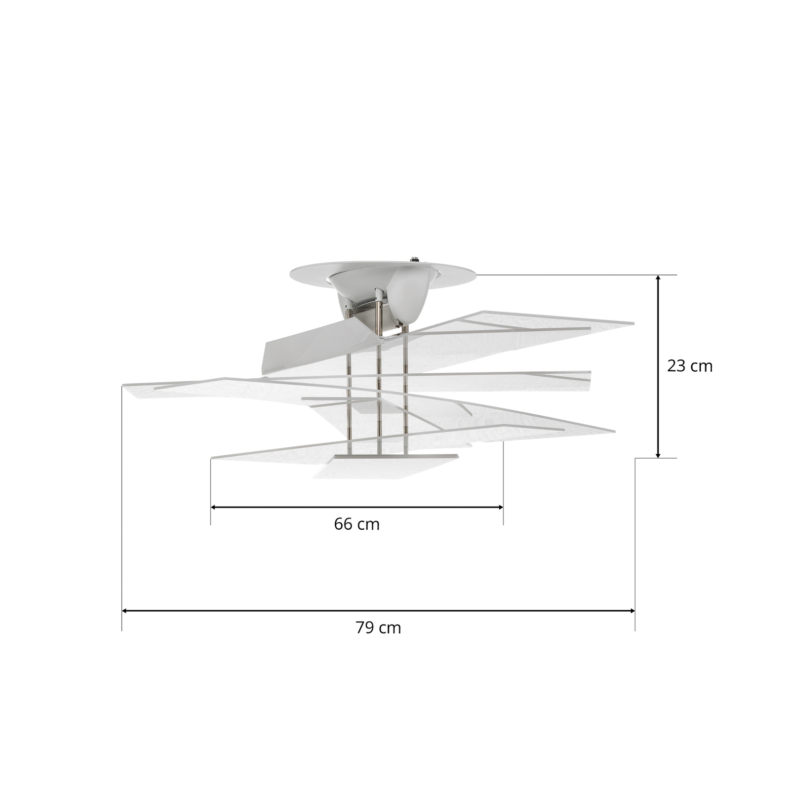 Foscarini Big Bang -kattovalaisin, valkoinen