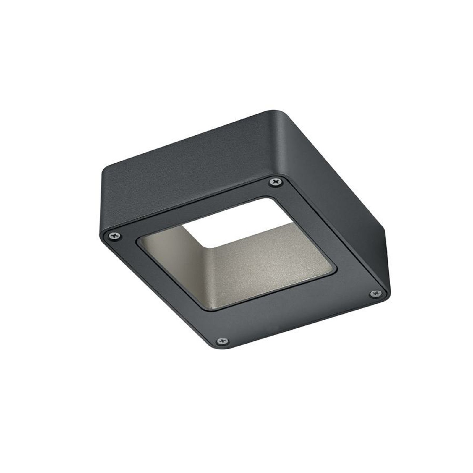 LED āra sienas lampa RENO, antracīta krāsā, platums 12 cm, metāls, IP54