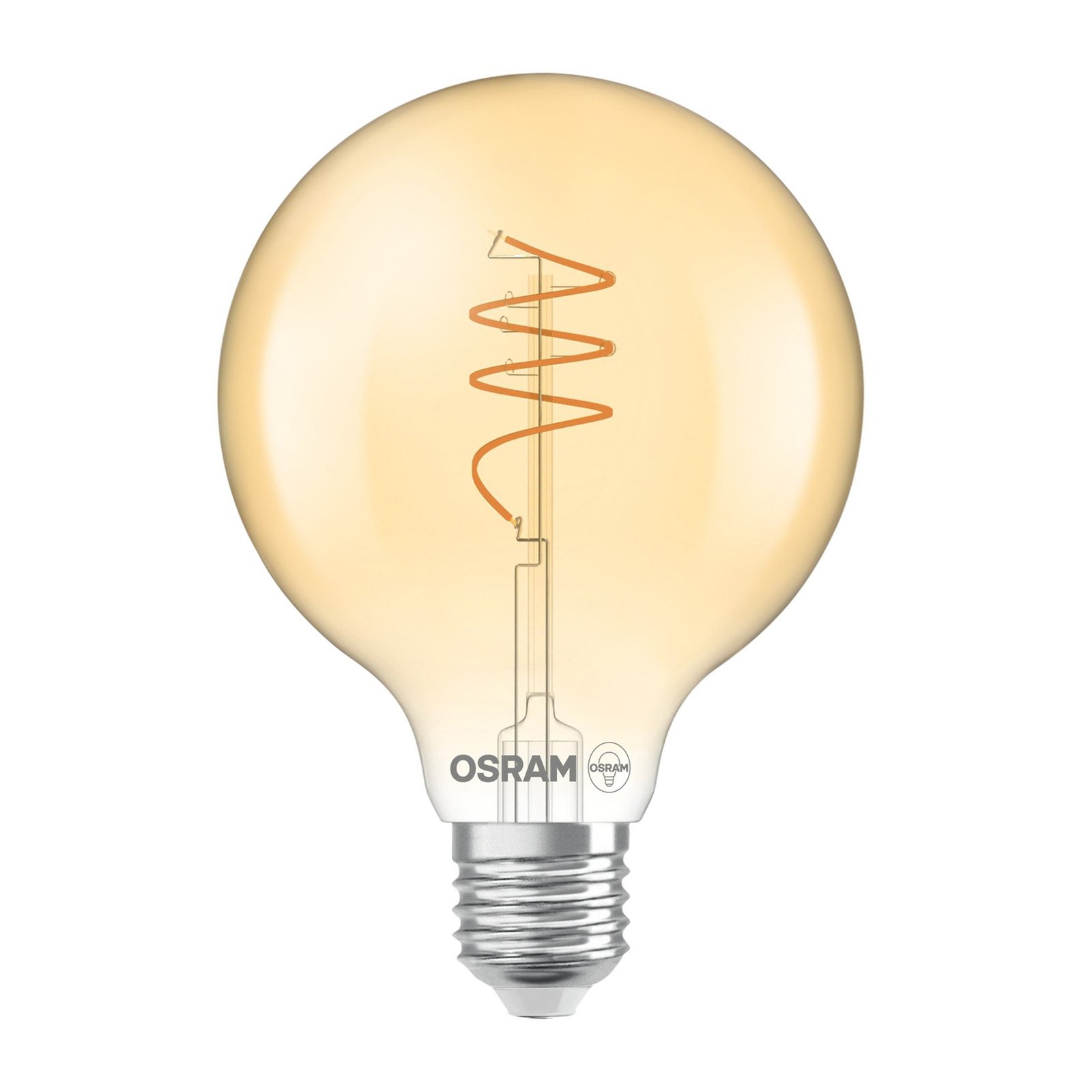 OSRAM LED Vintage G95 E27 3,4W 827 Spiral Filament guld