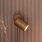 IT'S ABOUT ROMI Applique murale Milan, marron, Ø 6 cm, métal
