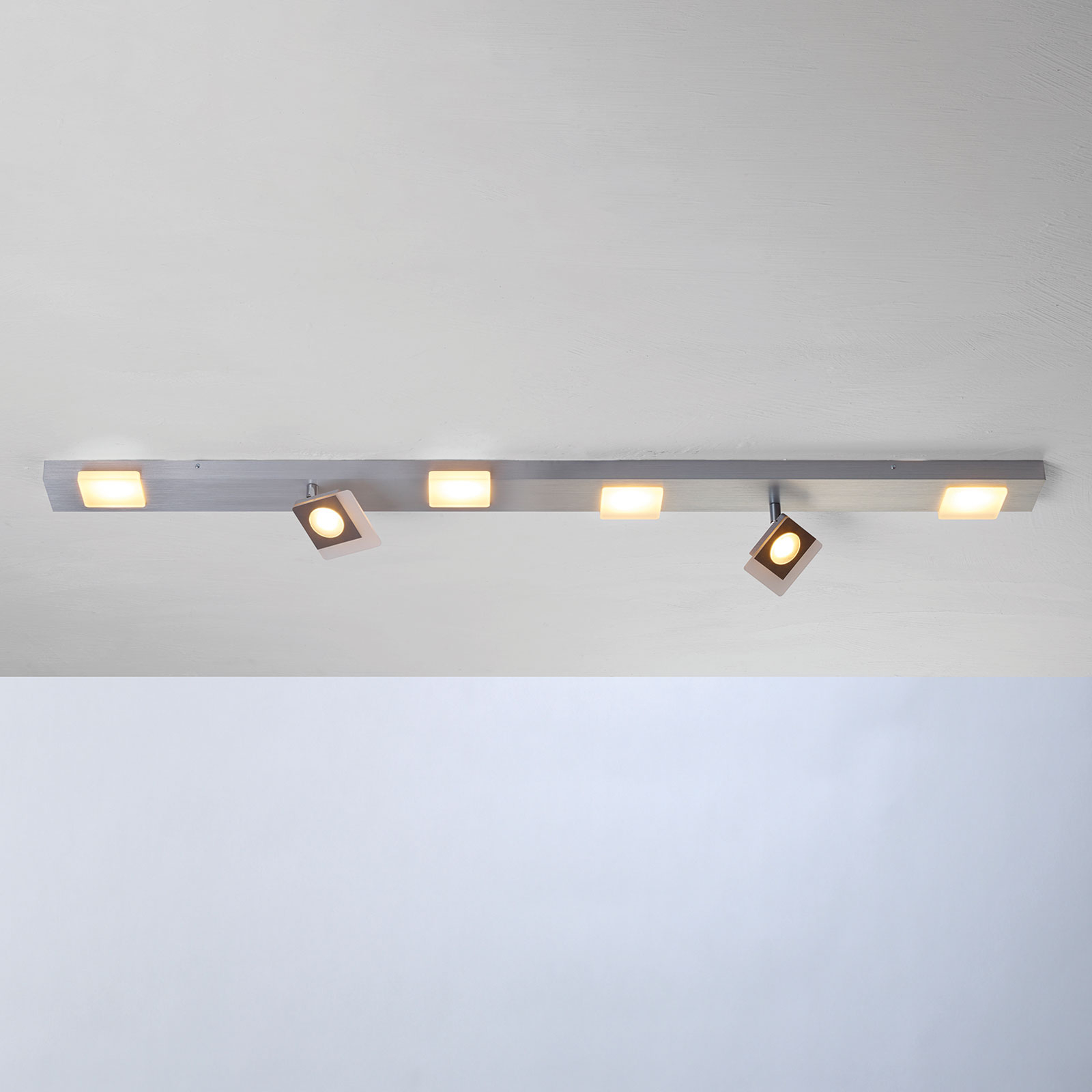 Bopp Session - LED ceiling light, 6-bulb