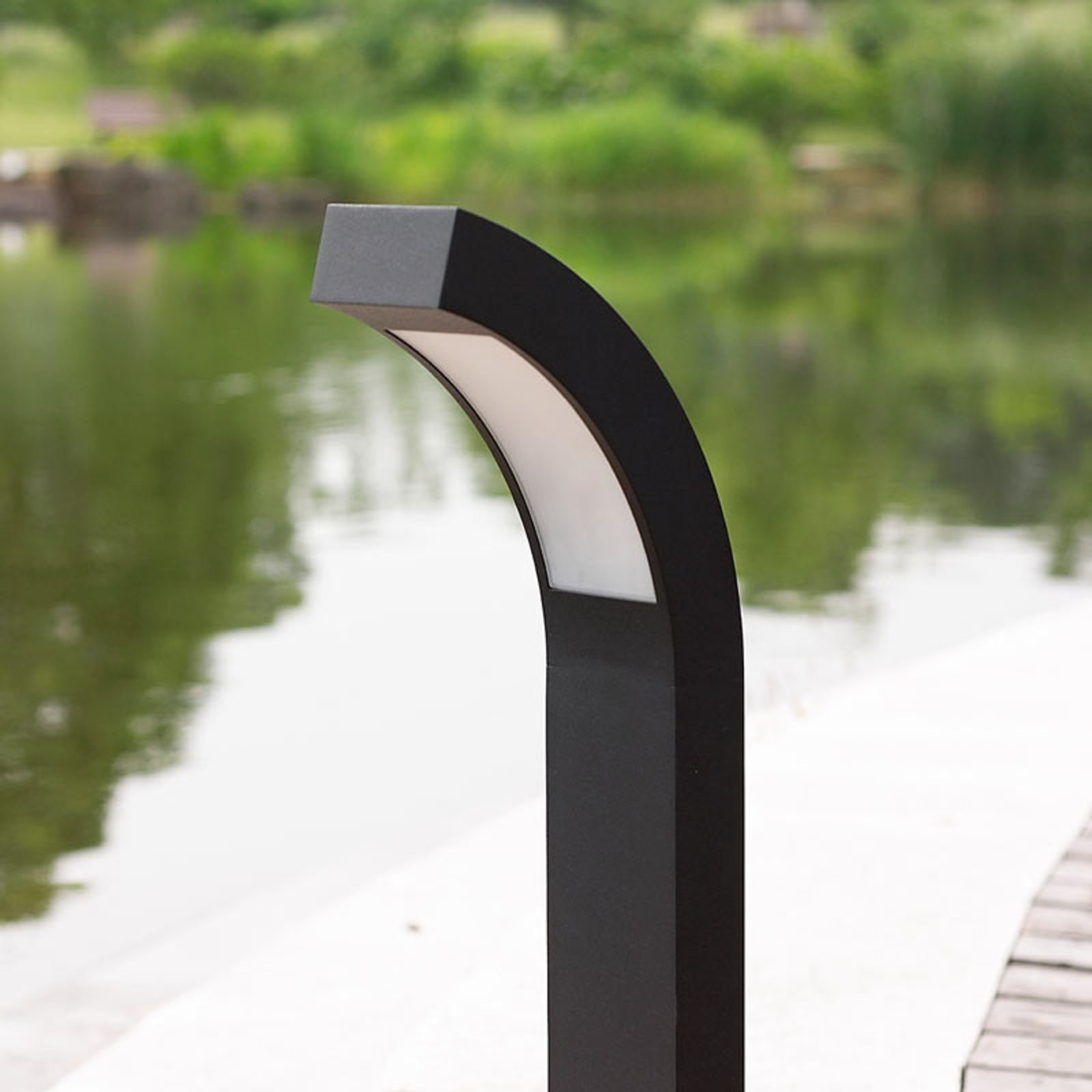 Lennik Candeeiro de Jardim Exterior H60 Graphite - Lucande