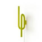 Foscarini Tobia LED wall light with cable yellow