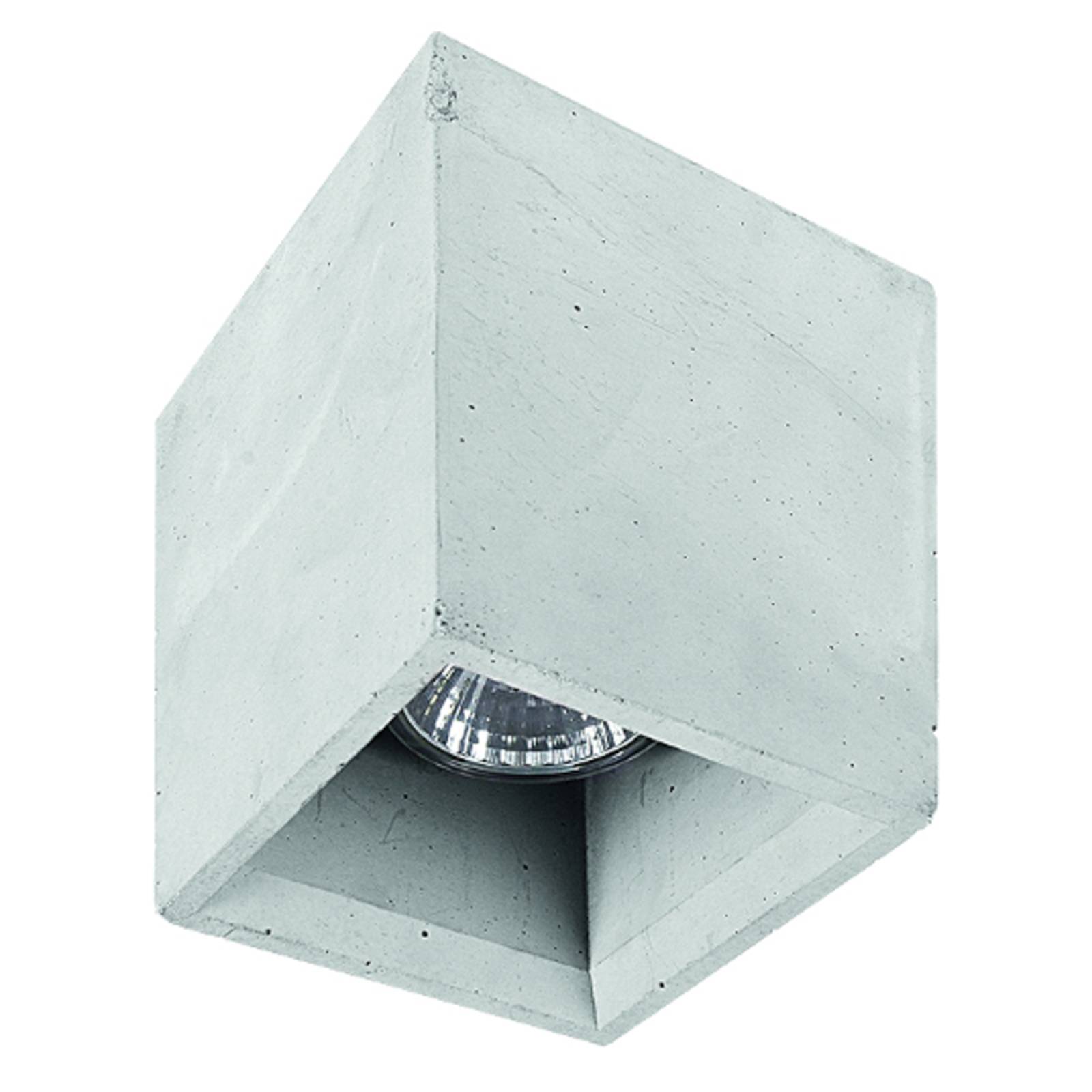 Euluna Downlight Bold S en béton 9 x 9 cm