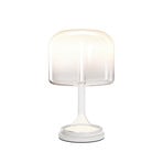 Maytoni Lampada da tavolo LED Spirito, bianco, vetro, altezza 42 cm