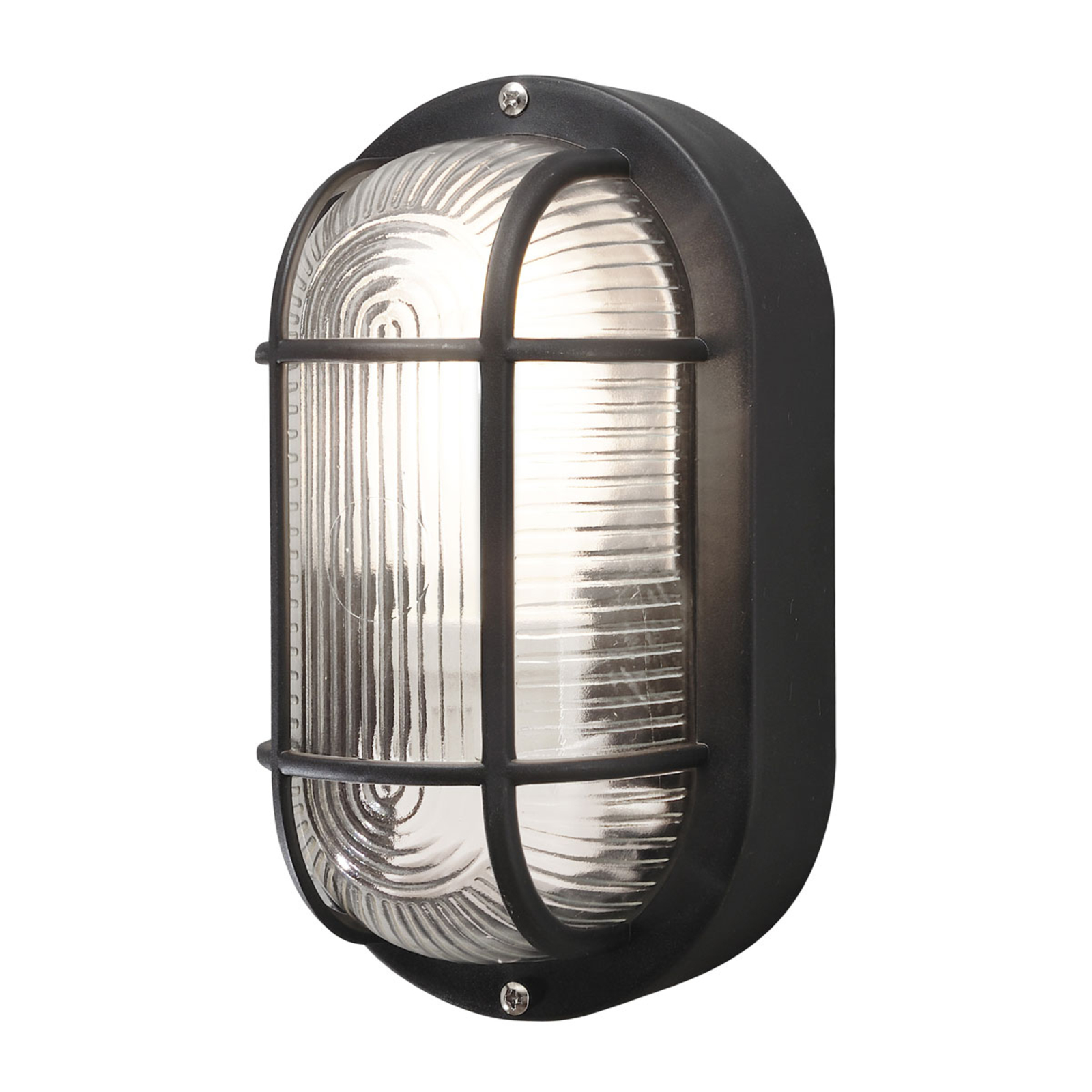 Außenwandlampe Elmas oval